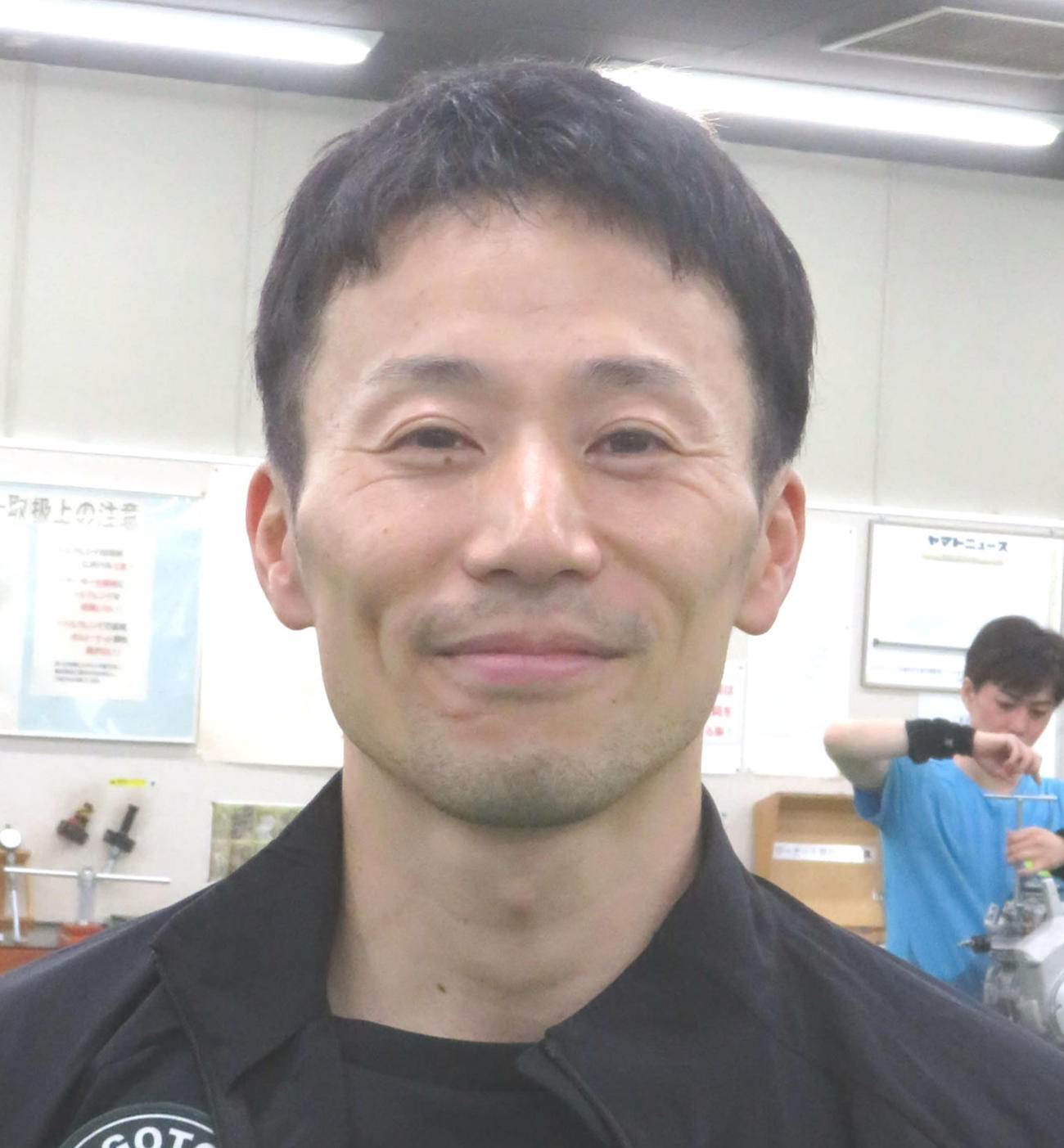 回り足を整えてスタート攻勢をかける後藤盛也