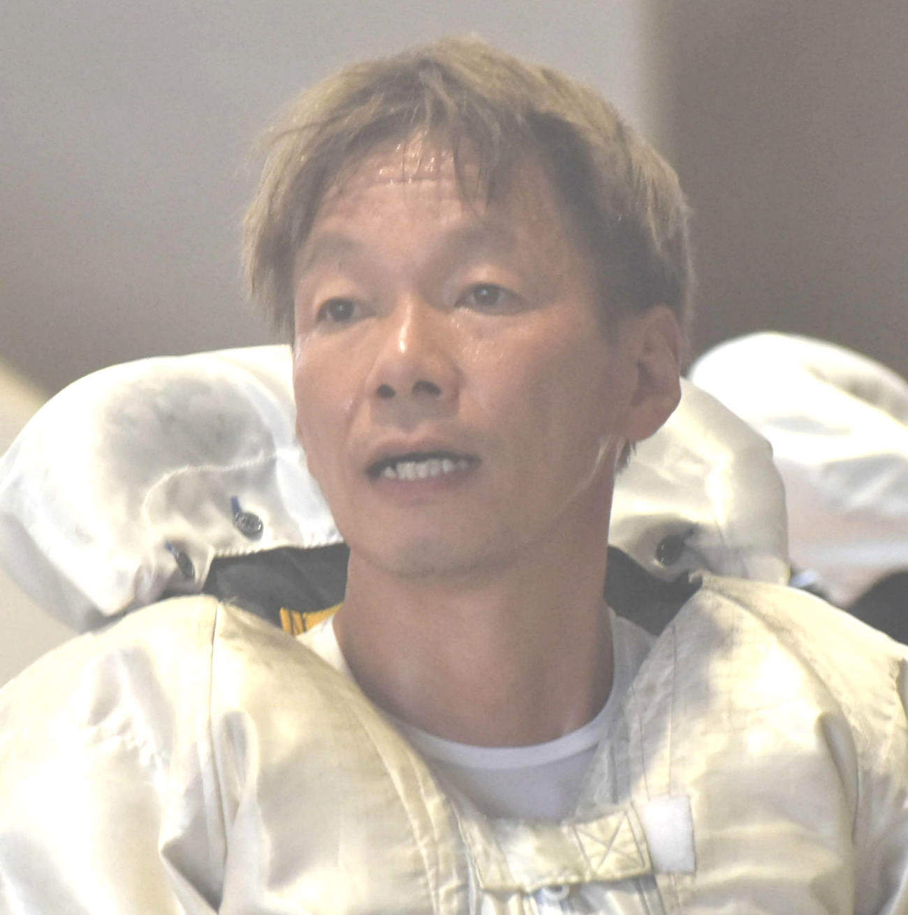 初日は3着に敗れた吉川昭男