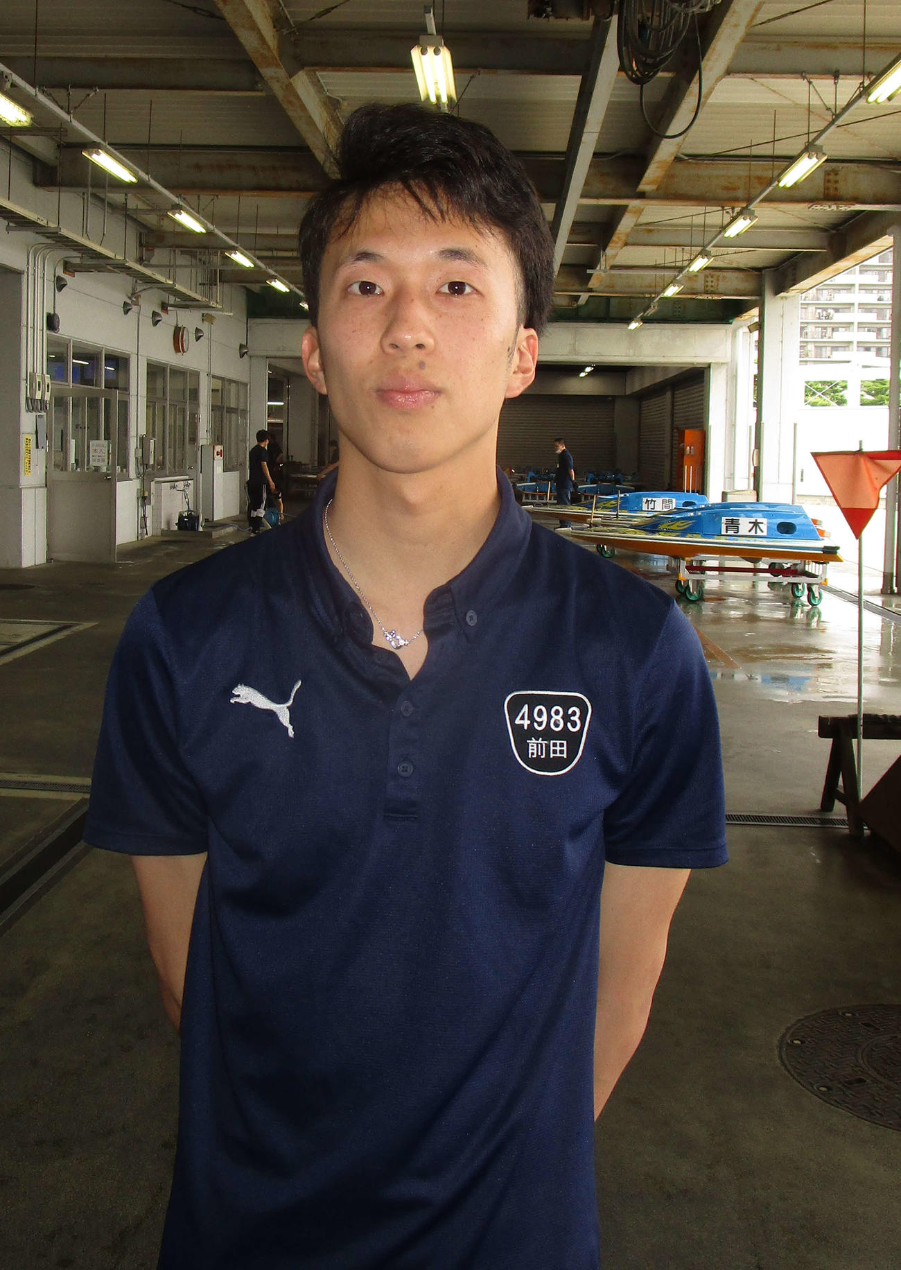 整備で機力アップに成功。びわこ連続Vを狙う前田篤哉（撮影・安井雅彦）