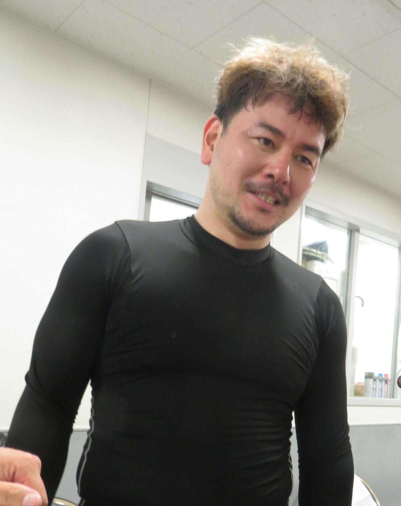 S級点確保へ勝負駆けに出る立花成泰（撮影・栗田文人）