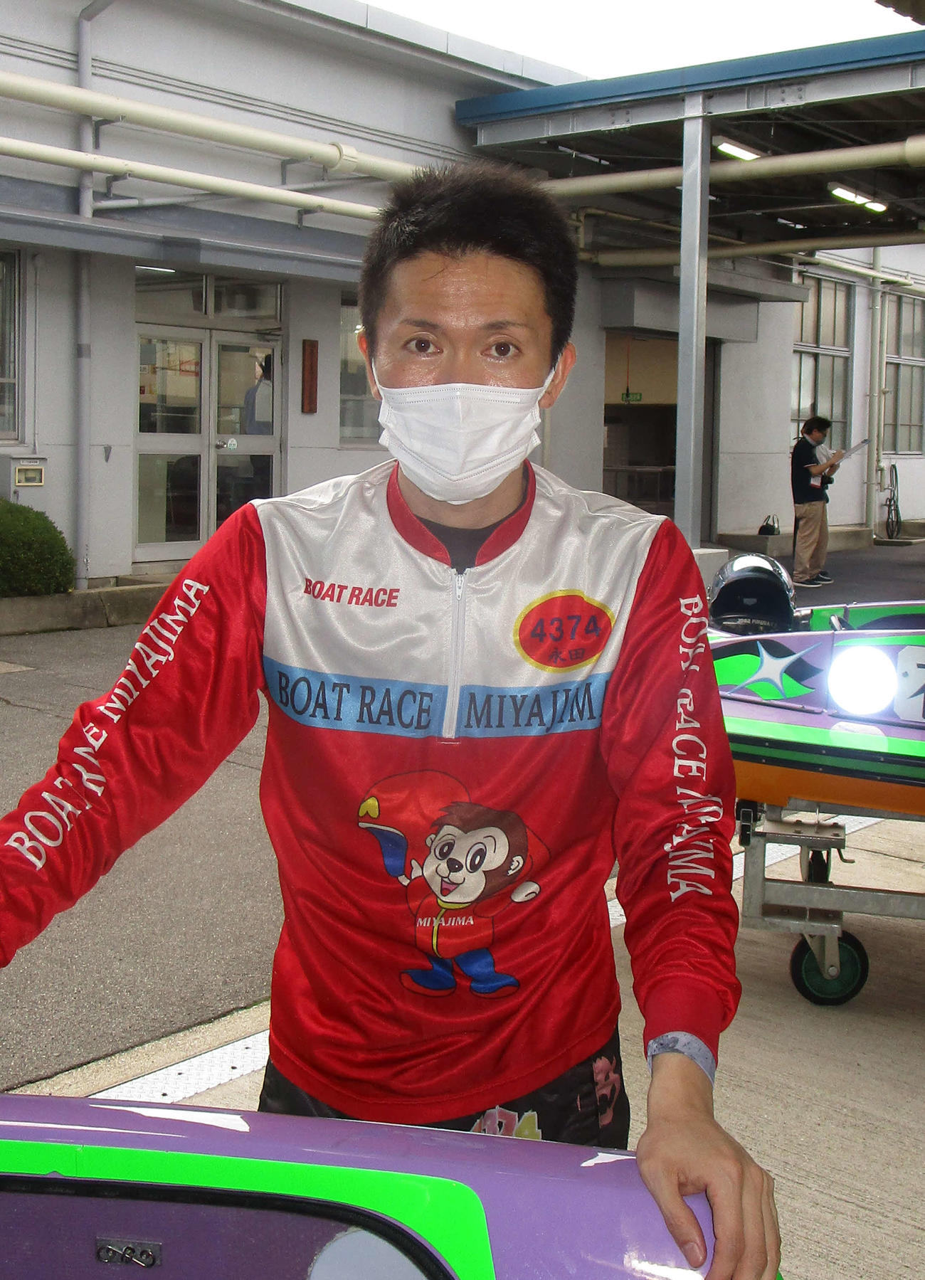 初のA級昇格へ好リズムの永田義紘。優勝実績のある住之江でも注目だ（撮影・安井雅彦）