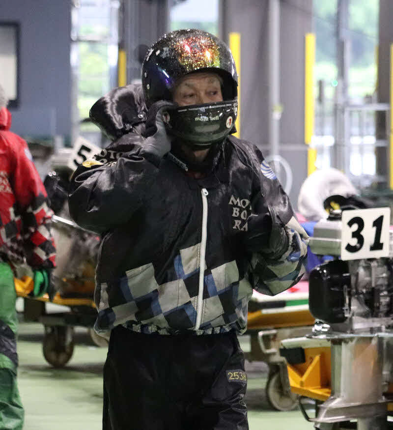 6月18日の津G3マスターズリーグ初日2Rで2着に入った高橋二朗
