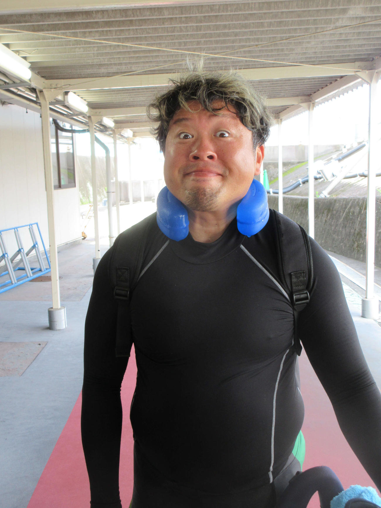 準決6R、おどけ顔で好調？　を強アピールの根藤浩二の馬力駆けは波乱の目に