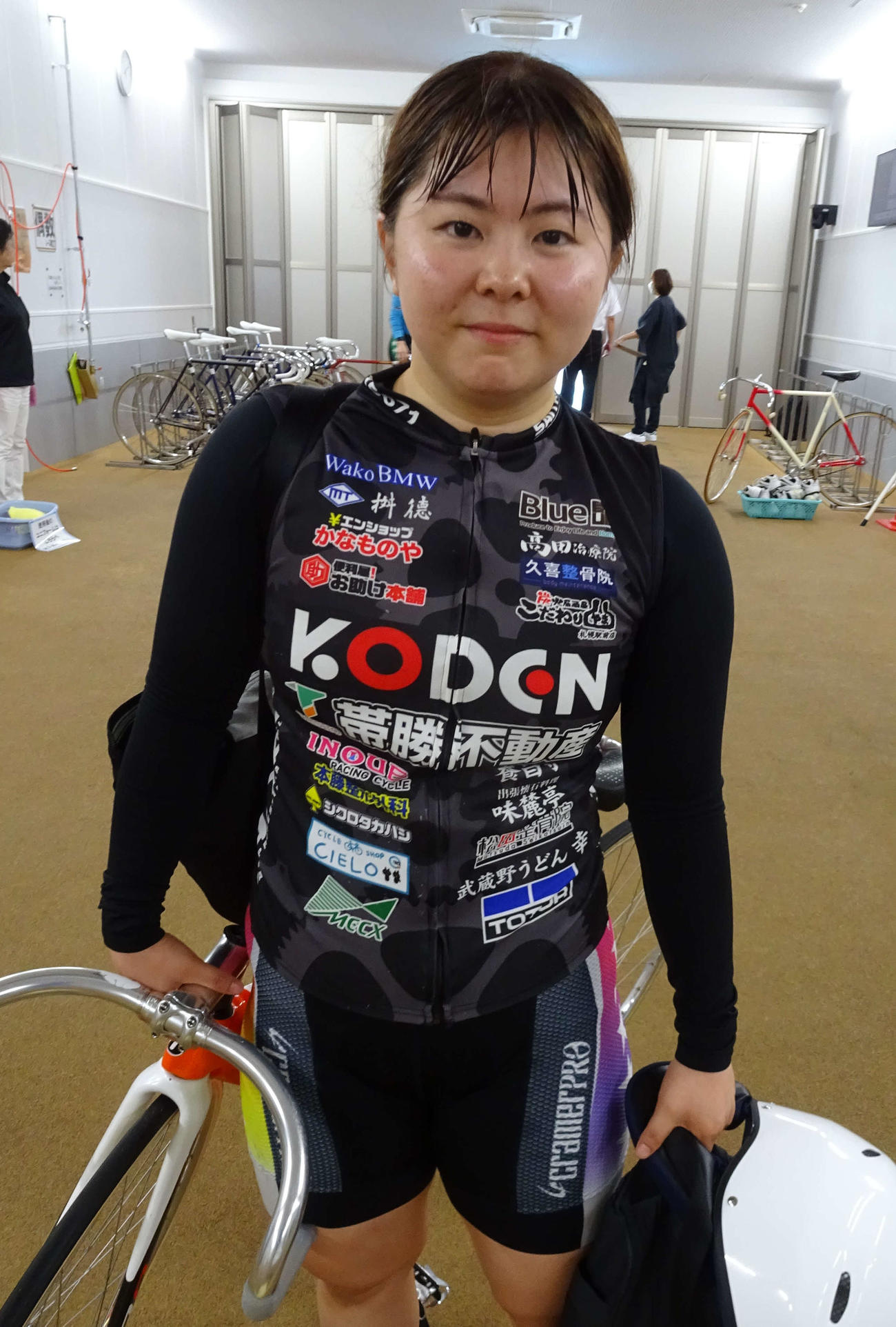 岐阜競輪　初戦でマーク巧者ぶりを発揮した小泉夢菜。予2・7Rも目標選択がかぎ