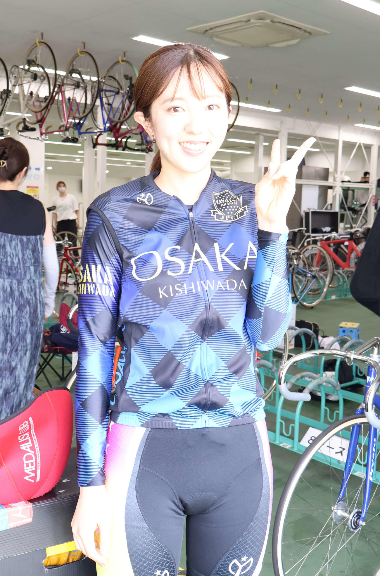 土屋珠里が出産後の復帰戦を迎える（撮影・山田敏明）