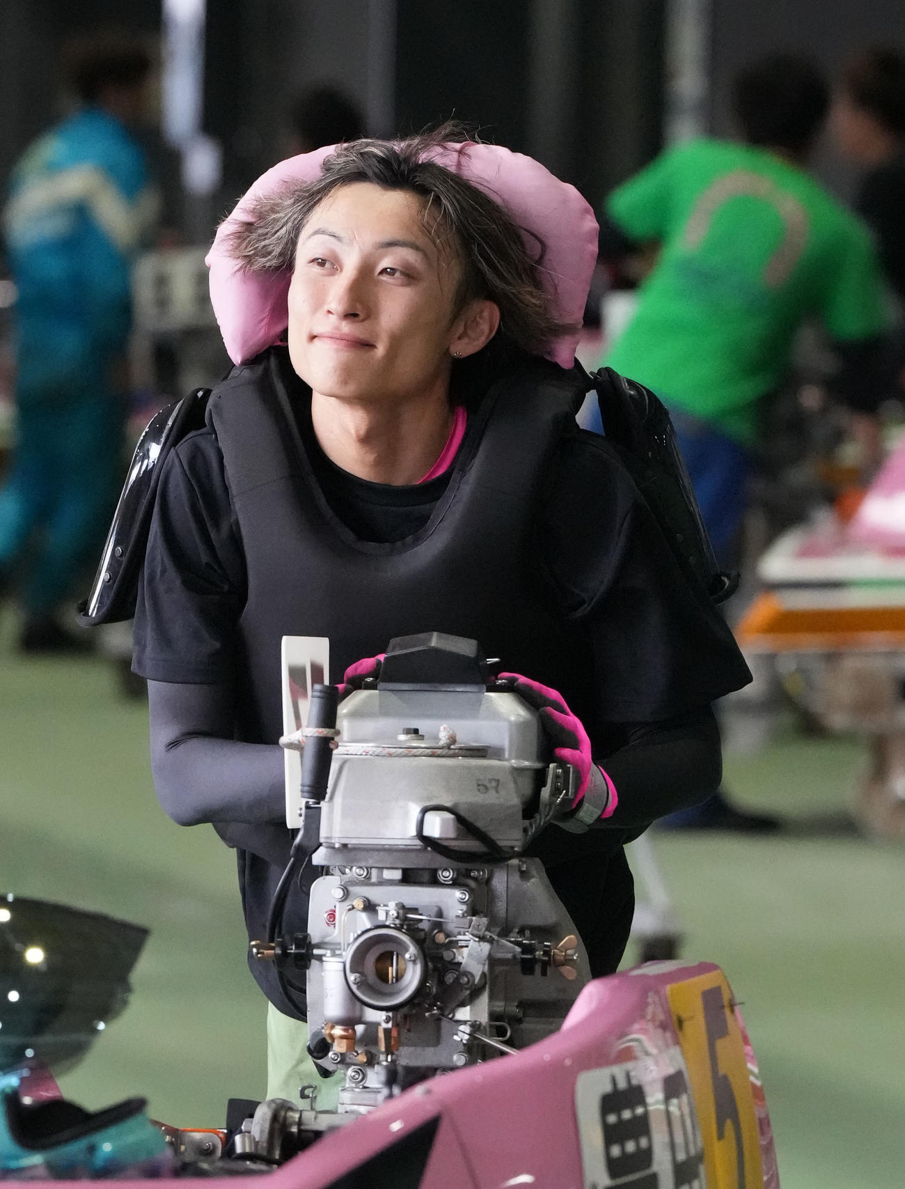 地元の期待を一身に背負って参戦する豊田健士郎（撮影・森本幸一）