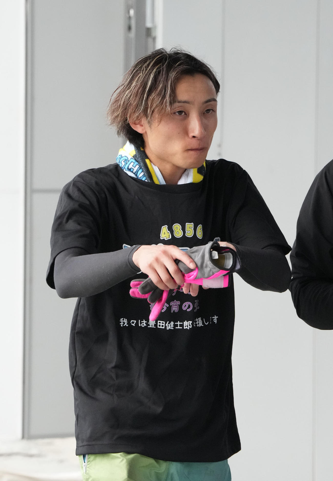 地元の期待を一身に背負って参戦する豊田健士郎（撮影・森本幸一）