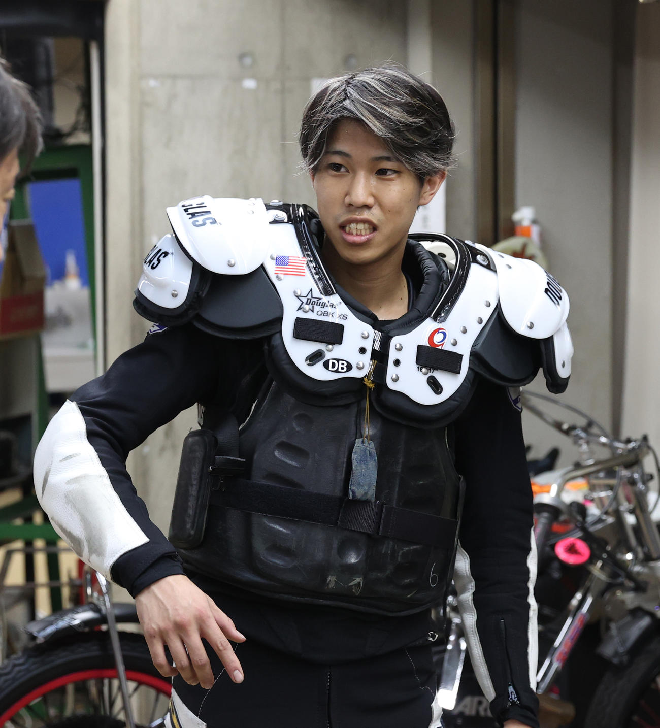 予選6Rで1着の長田稚也（撮影・柴田隆二）