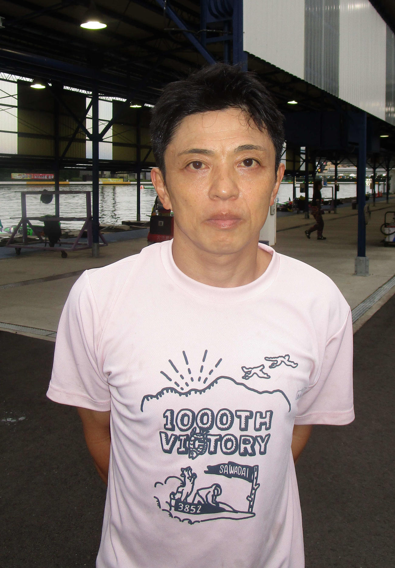 調整を合わせて巻き返しを期す沢大介（撮影・安井雅彦）