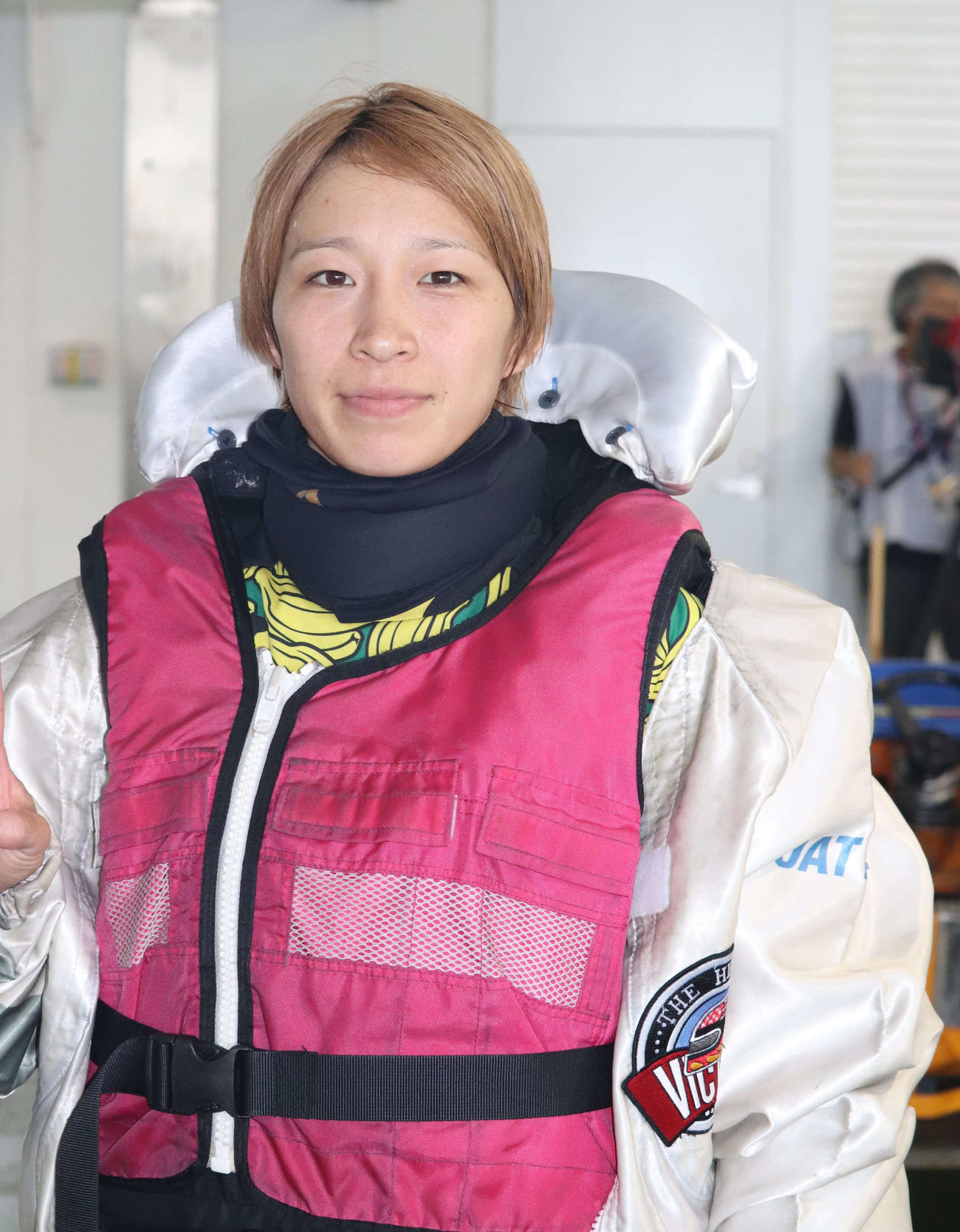 松尾夏海が2枠から優勝に照準を合わせる（撮影・神田成史）