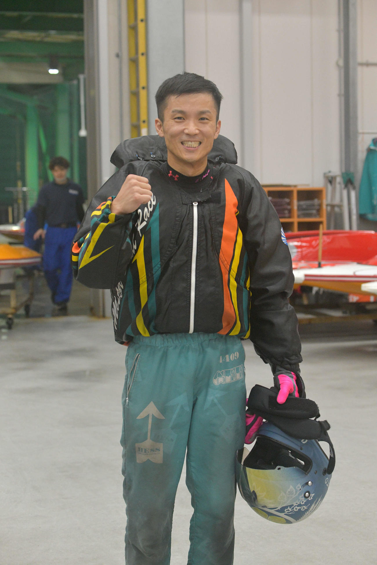 今年初優勝を決めた坂元浩仁