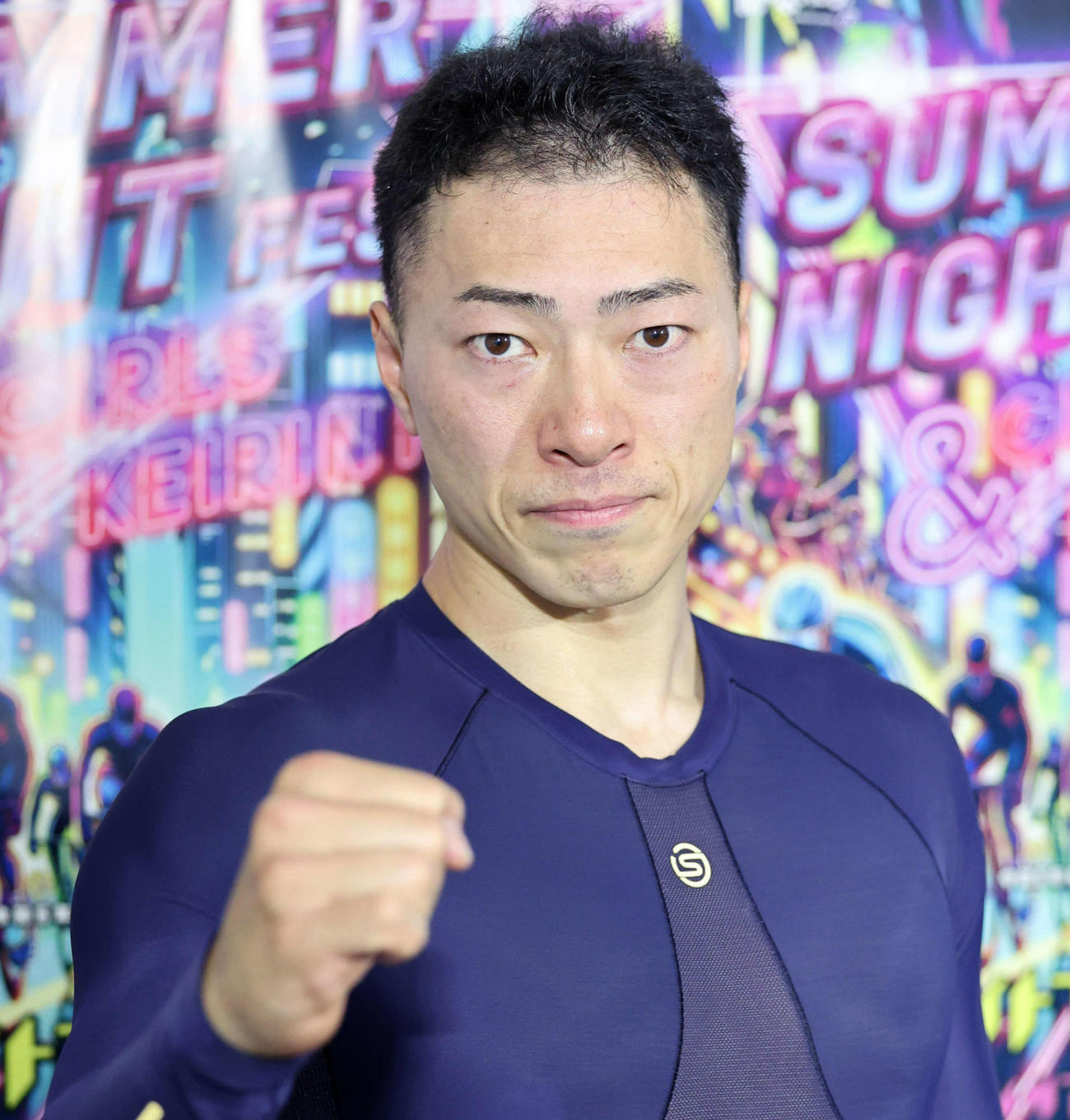 予選を快勝した新田祐大（撮影・鈴木正人）