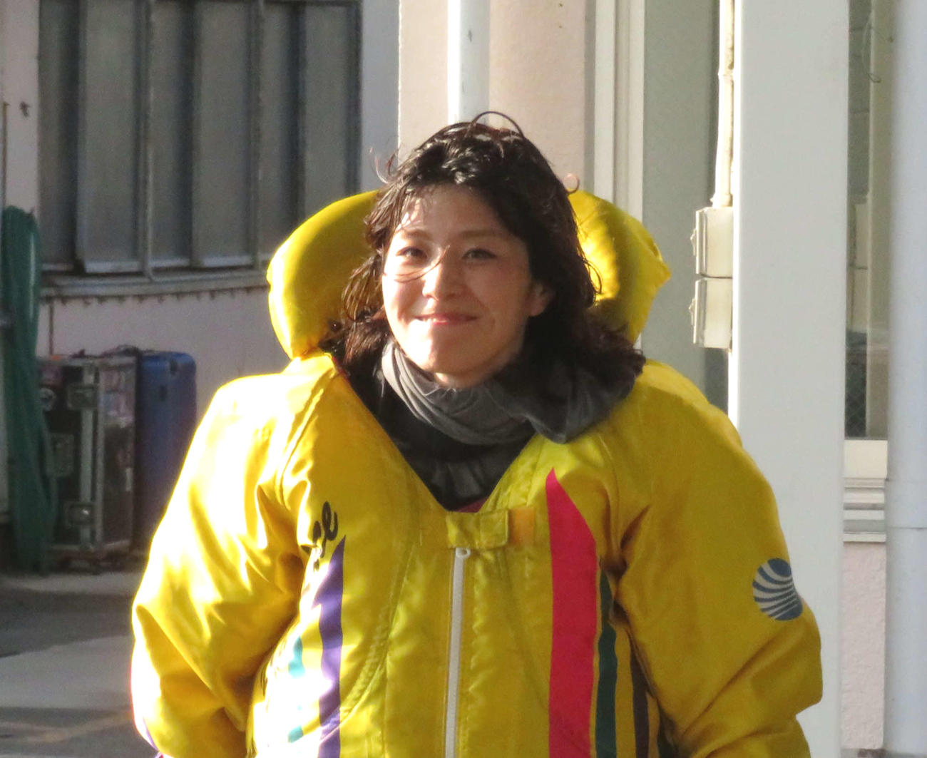 連勝に喜びを隠せない深尾巴恵