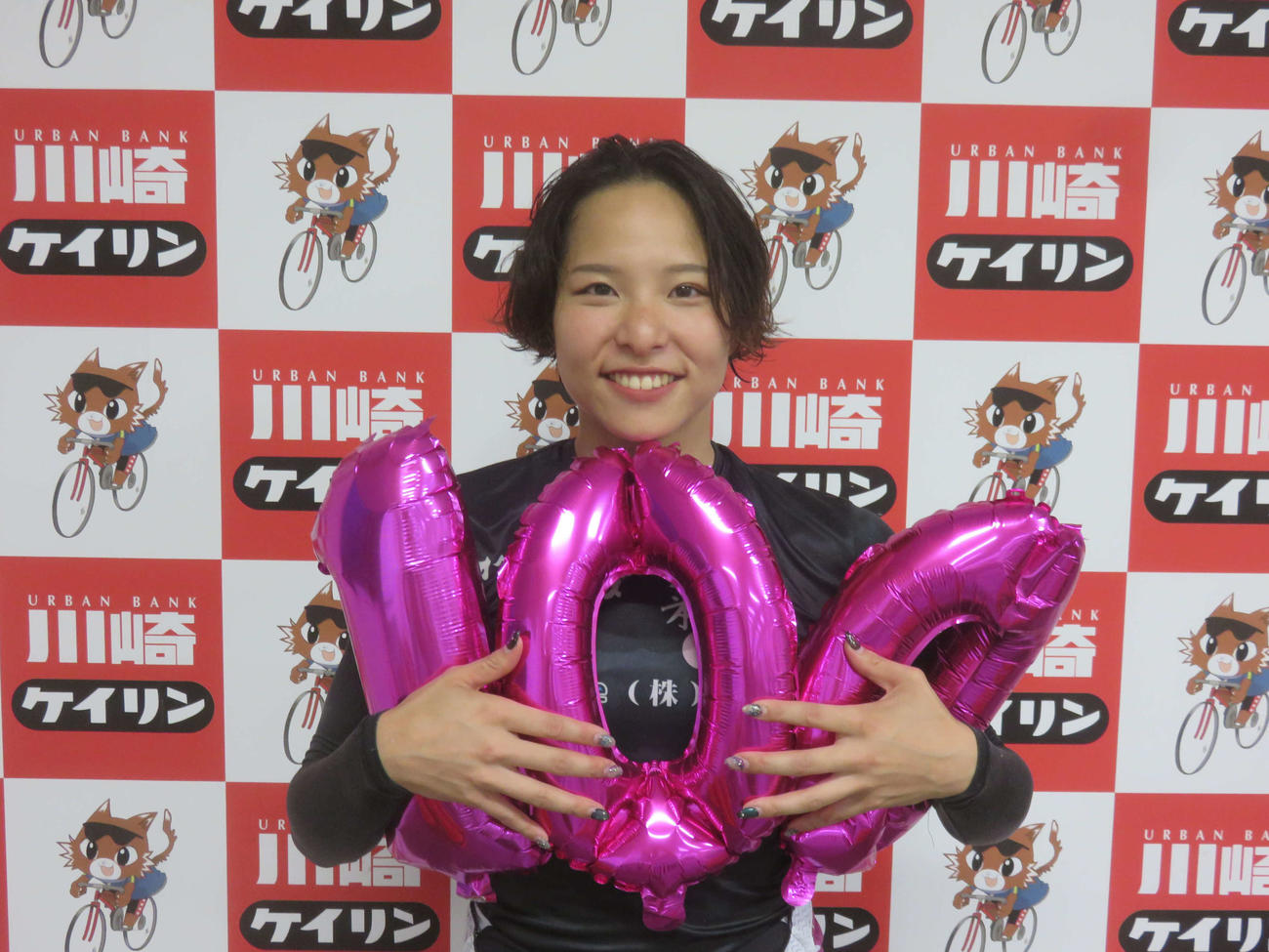 節目の100勝を達成した当銘直美