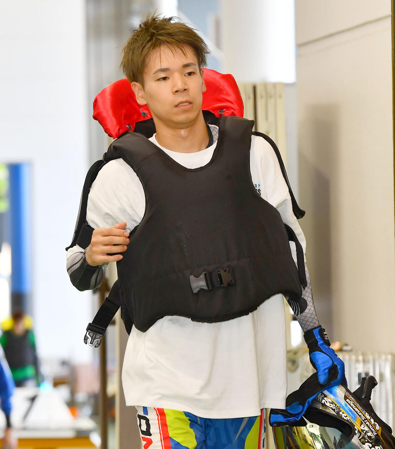G1全日本王座決定戦前検　5112砂長知輝（撮影・岩下翔太）