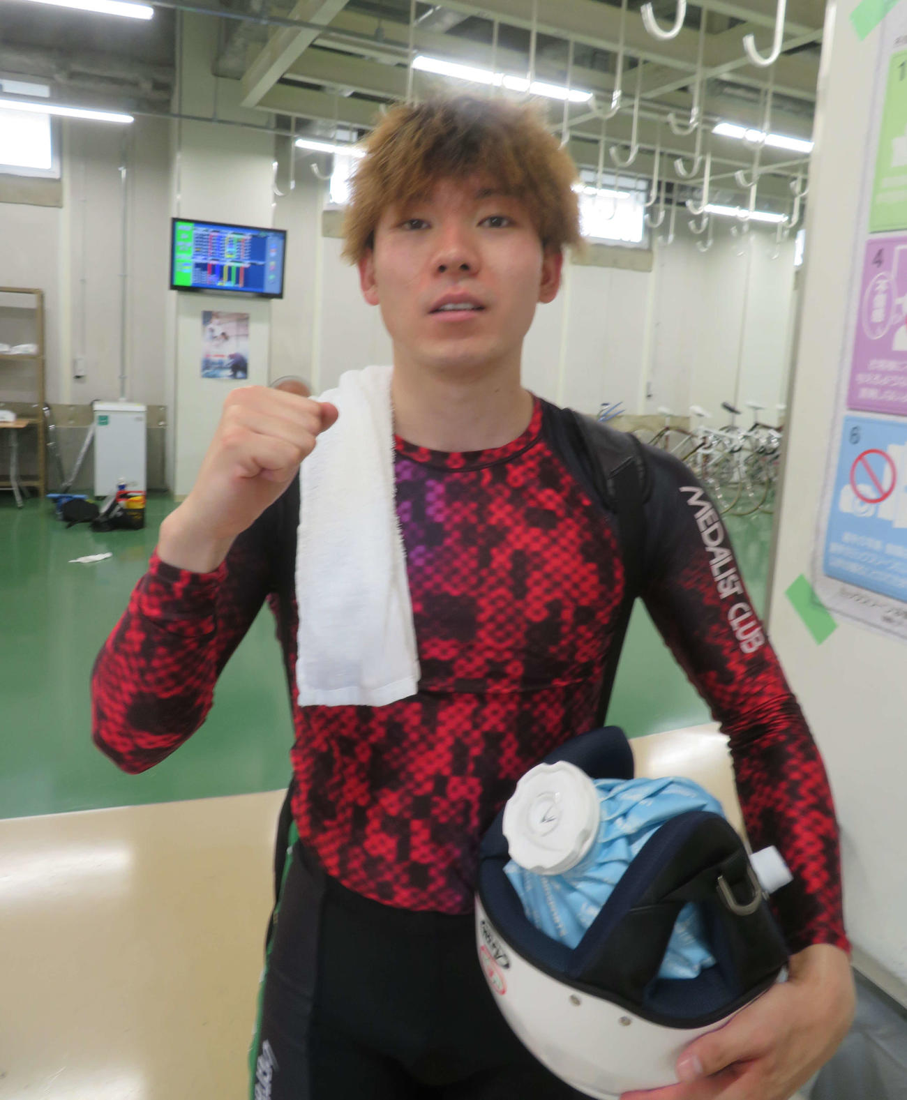A級予選1R、2角まくりで2着に残った鈴木涼介