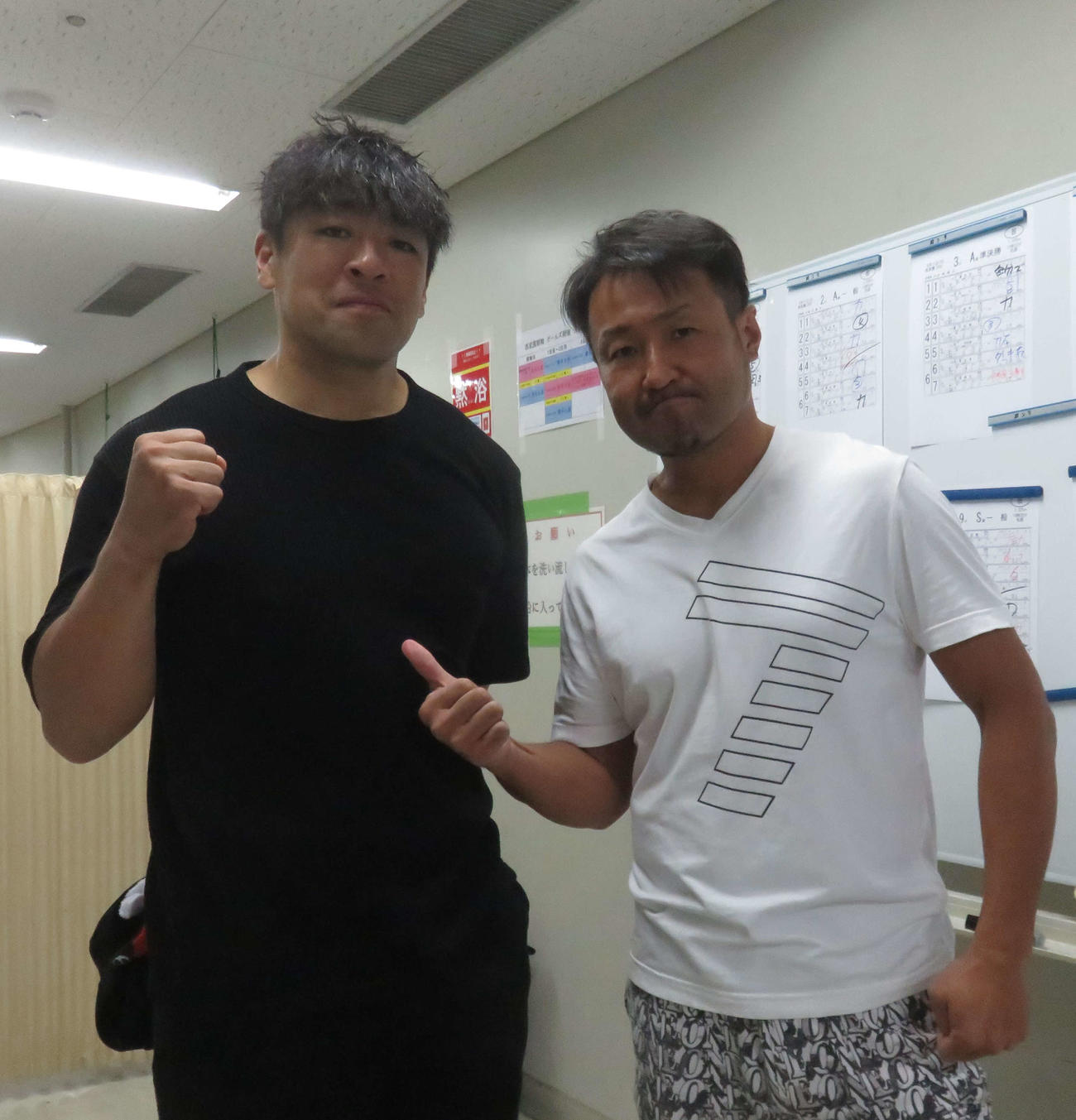 西武園競輪　野口裕史（左）が伊勢崎彰大と好連係へ意気込む