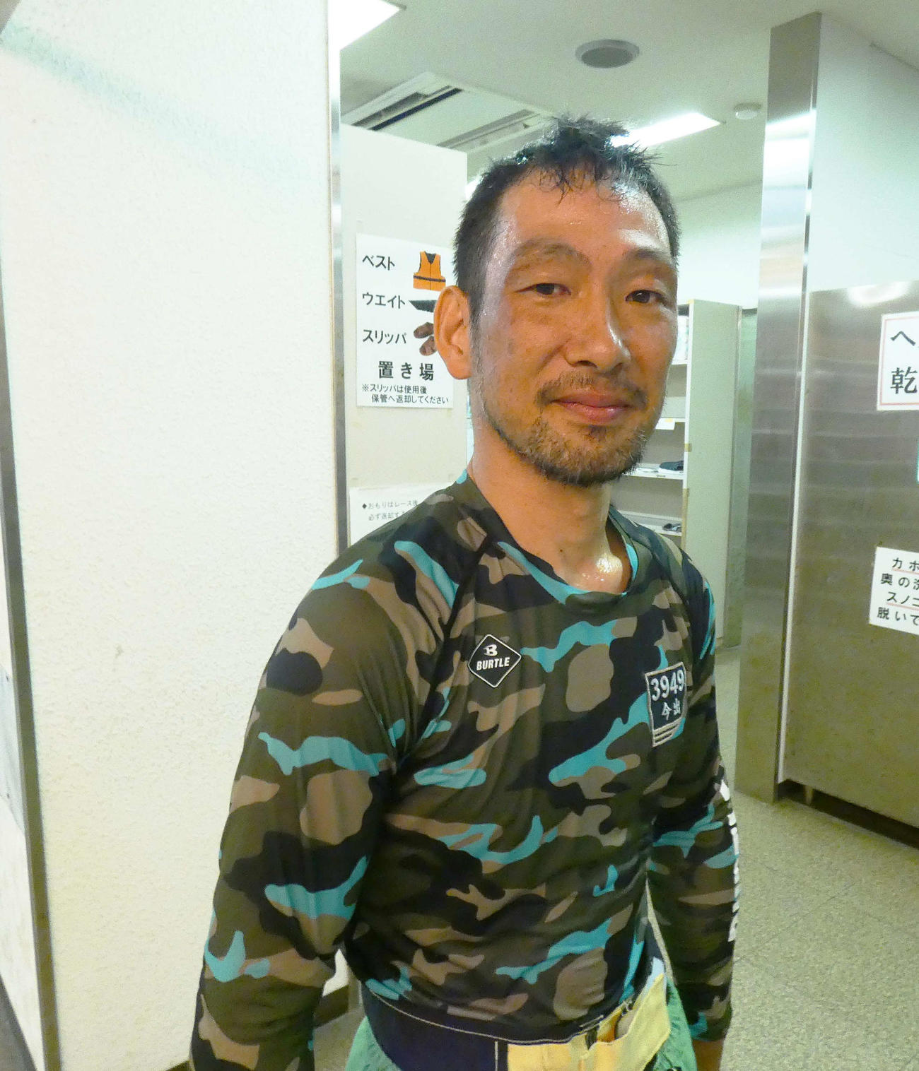 今出晋二は準優11R5枠に登場する（撮影・前原一樹）