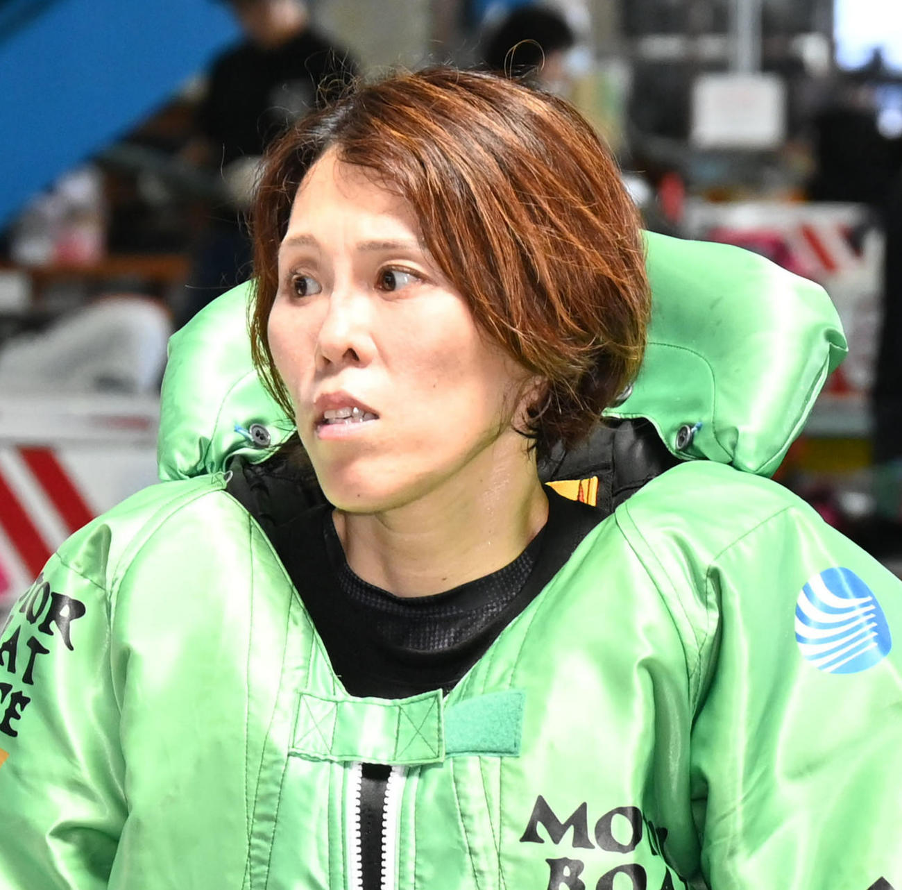 うねり克服へ執念を燃やす細川裕子（撮影・林敢治）