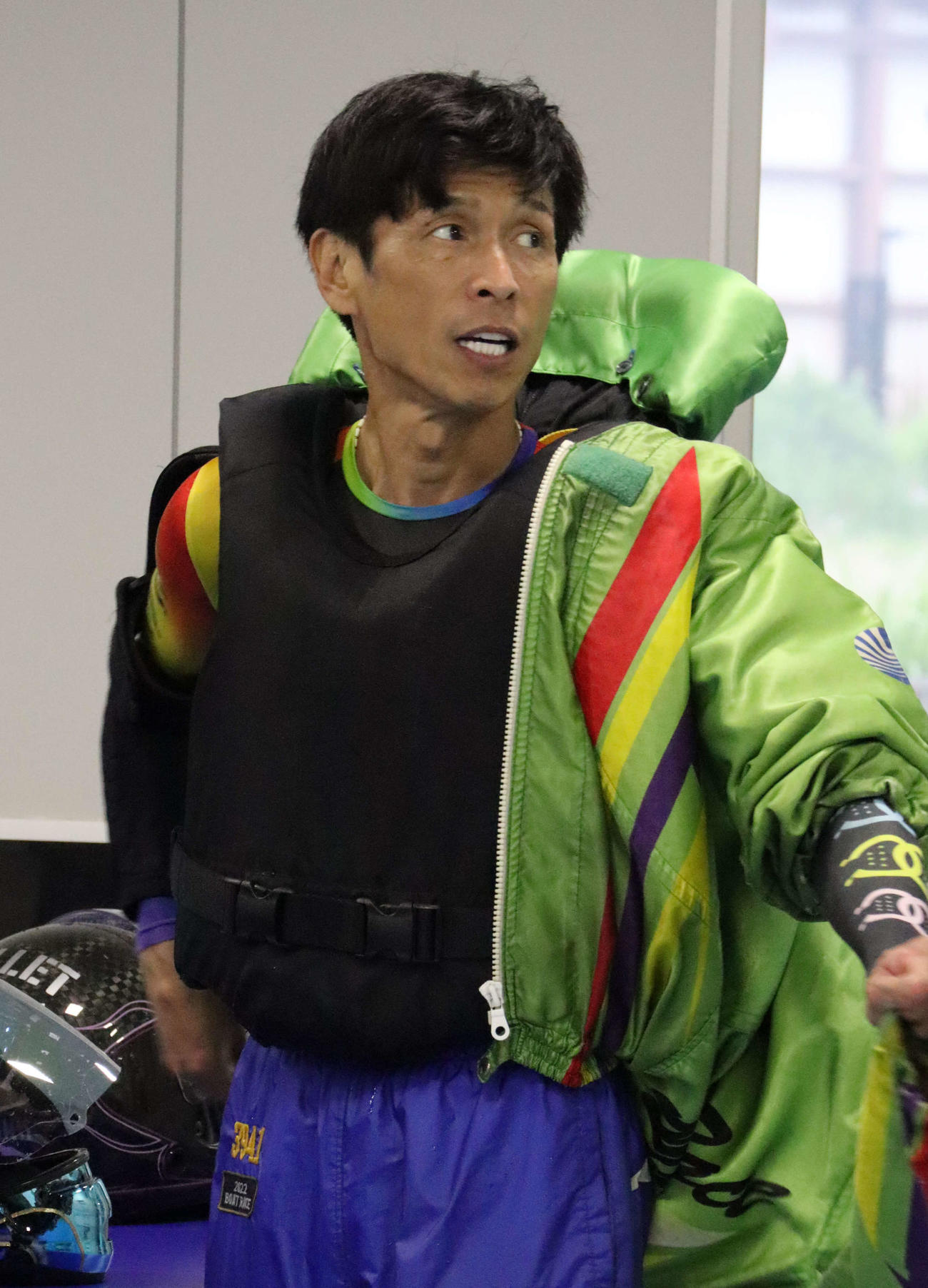 池田浩二が際どいタッチスタート。冷や汗をかいたが、4戦3勝2着1本と勝負強さが目を引く