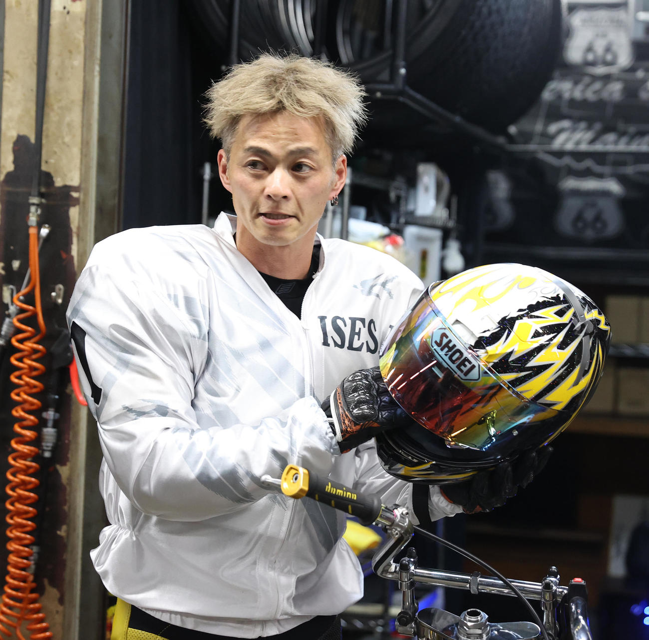 最終予選5Rで1着の早川清太郎（撮影・柴田隆二）