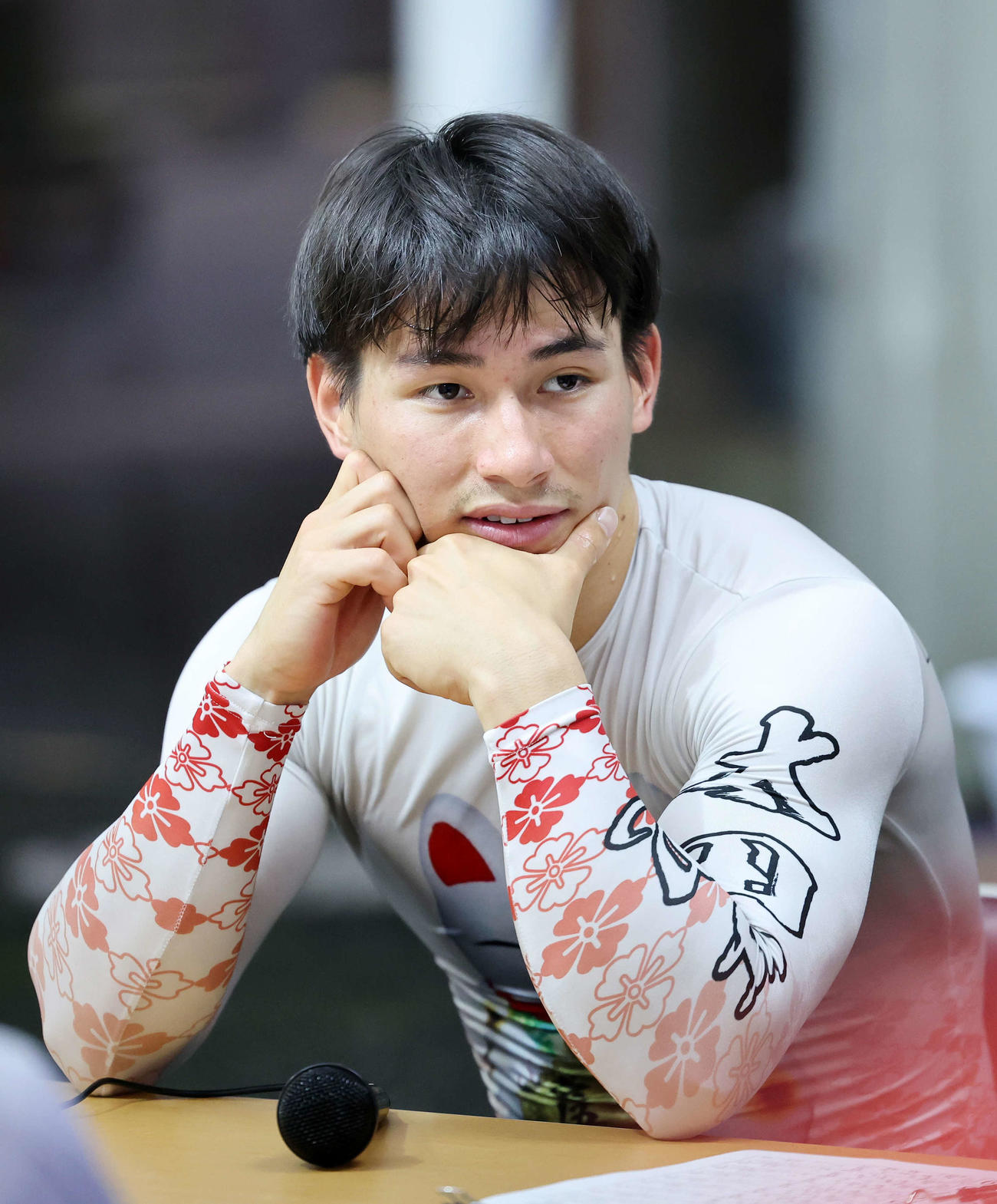 レースを振り返る太田海也（撮影・鈴木正人）