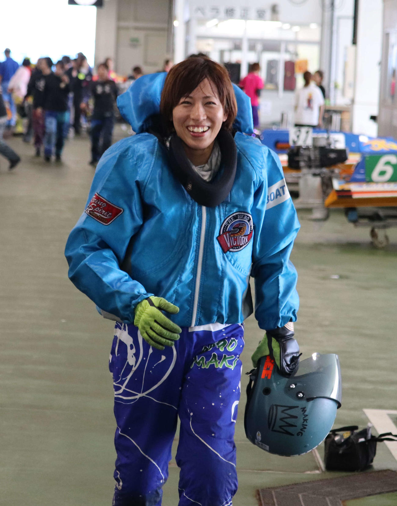 長嶋万記が2日目連勝を飾って満面の笑み