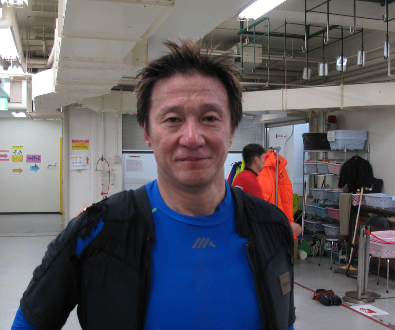 鋭いタテ足で予選勝利した中沢央治の気配がいい（撮影・和田年弘）