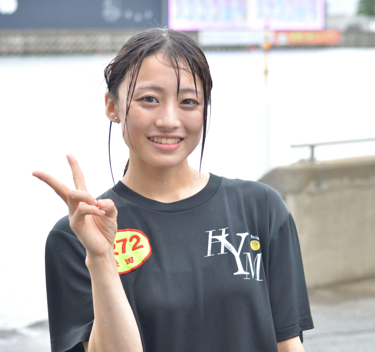 デビュー初勝利を挙げた松田真実