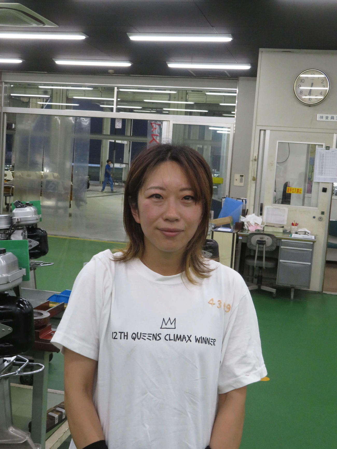 充実した出足で初日連勝を飾った松本晶恵