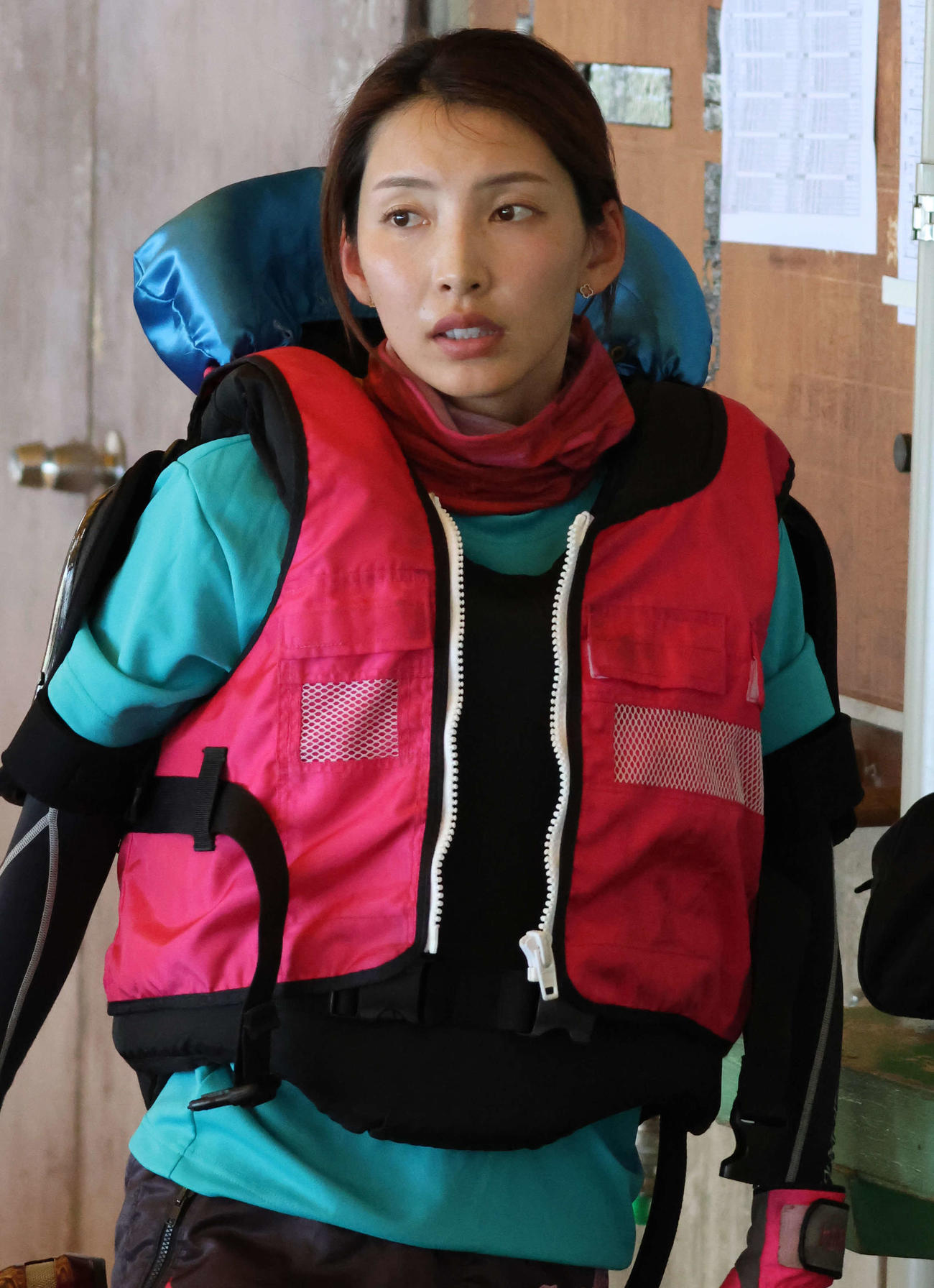 今節の尼崎は混合戦。初日11Rは女子戦が組まれた。2枠の土屋南はレース本番までに乗りやすさを求める構えだ