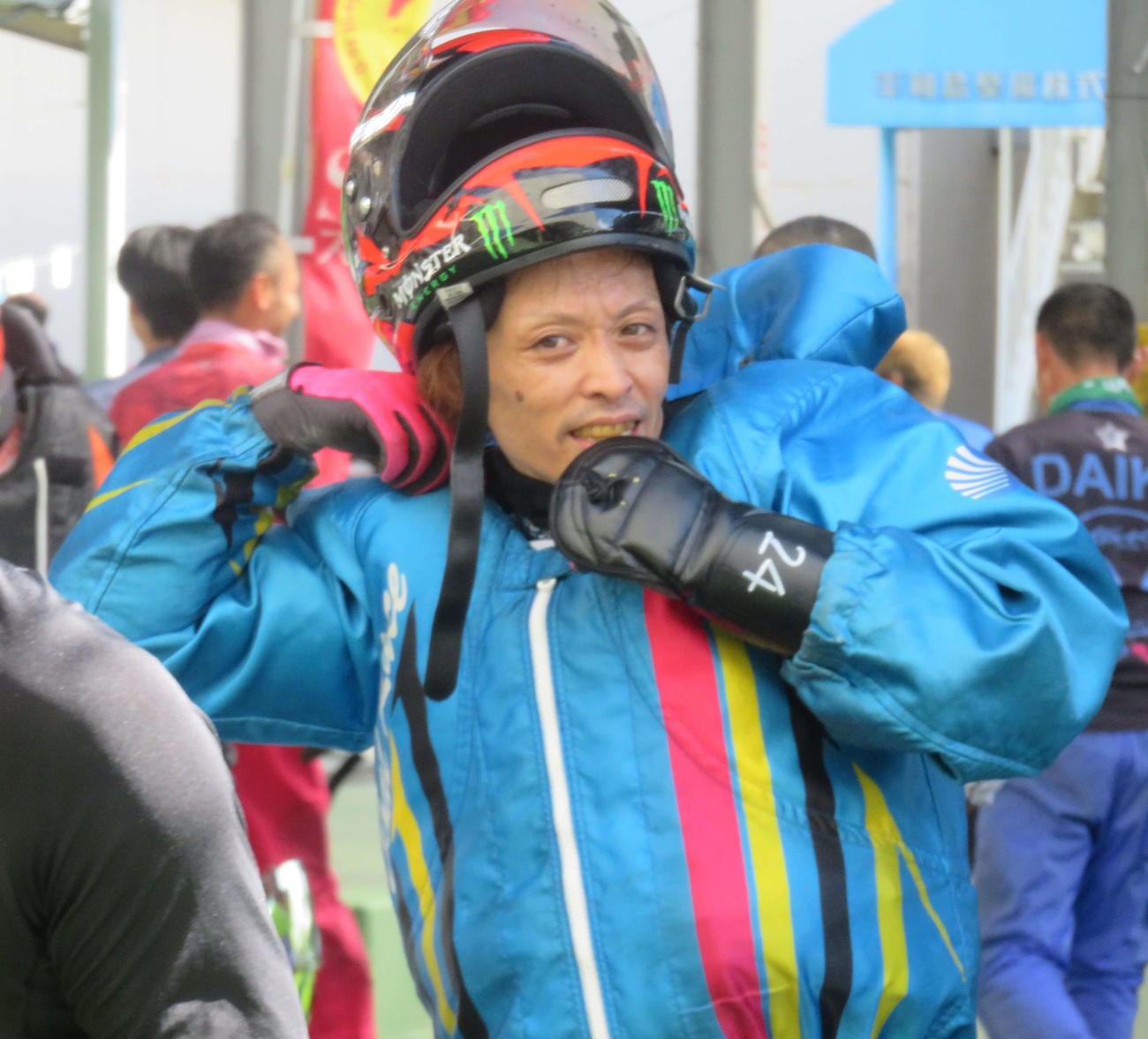 長尾章平は2日目連勝で4戦3勝とし、得点率トップに立った