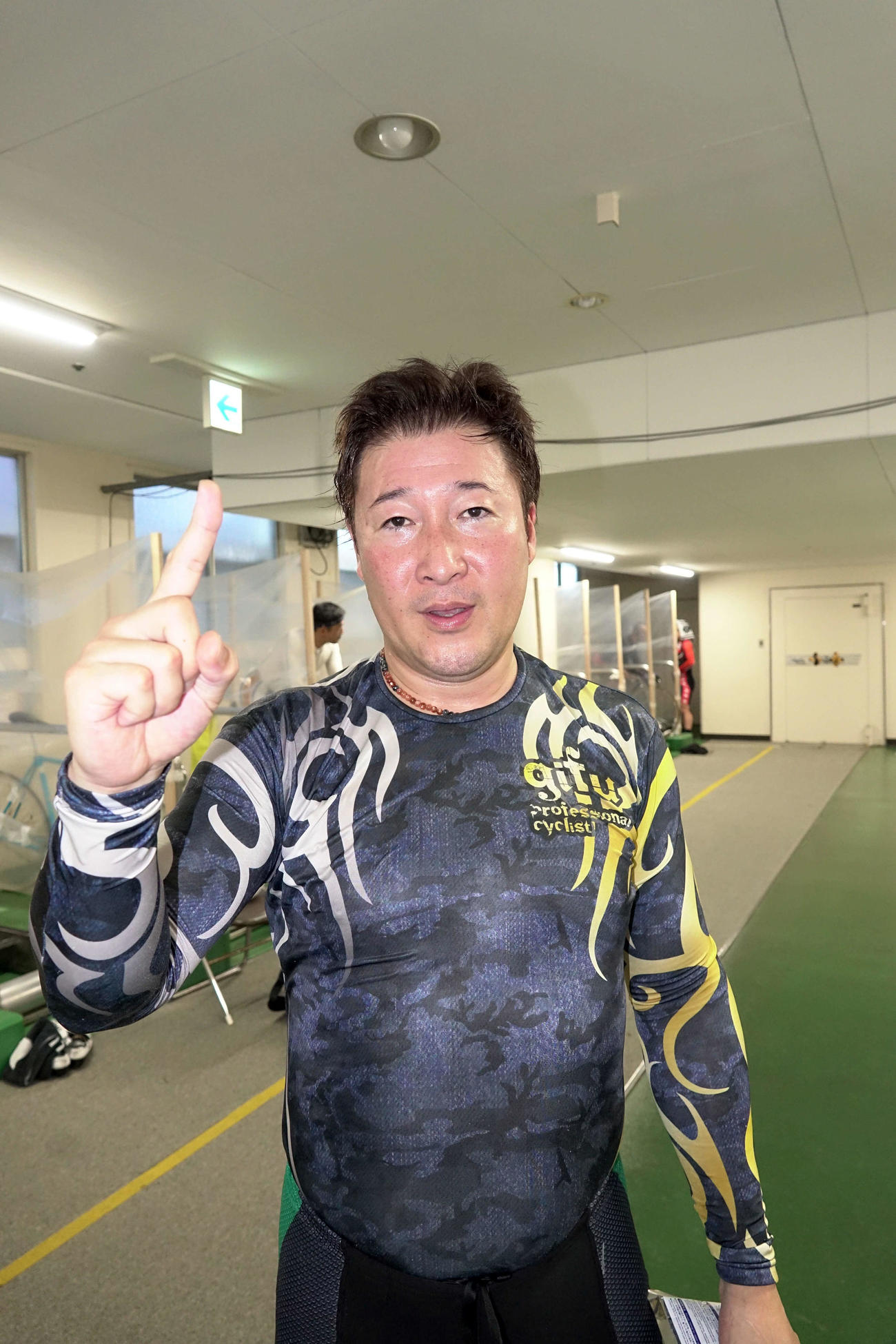 ライン3番手から1着となり大穴配当の立役者となった永井清史