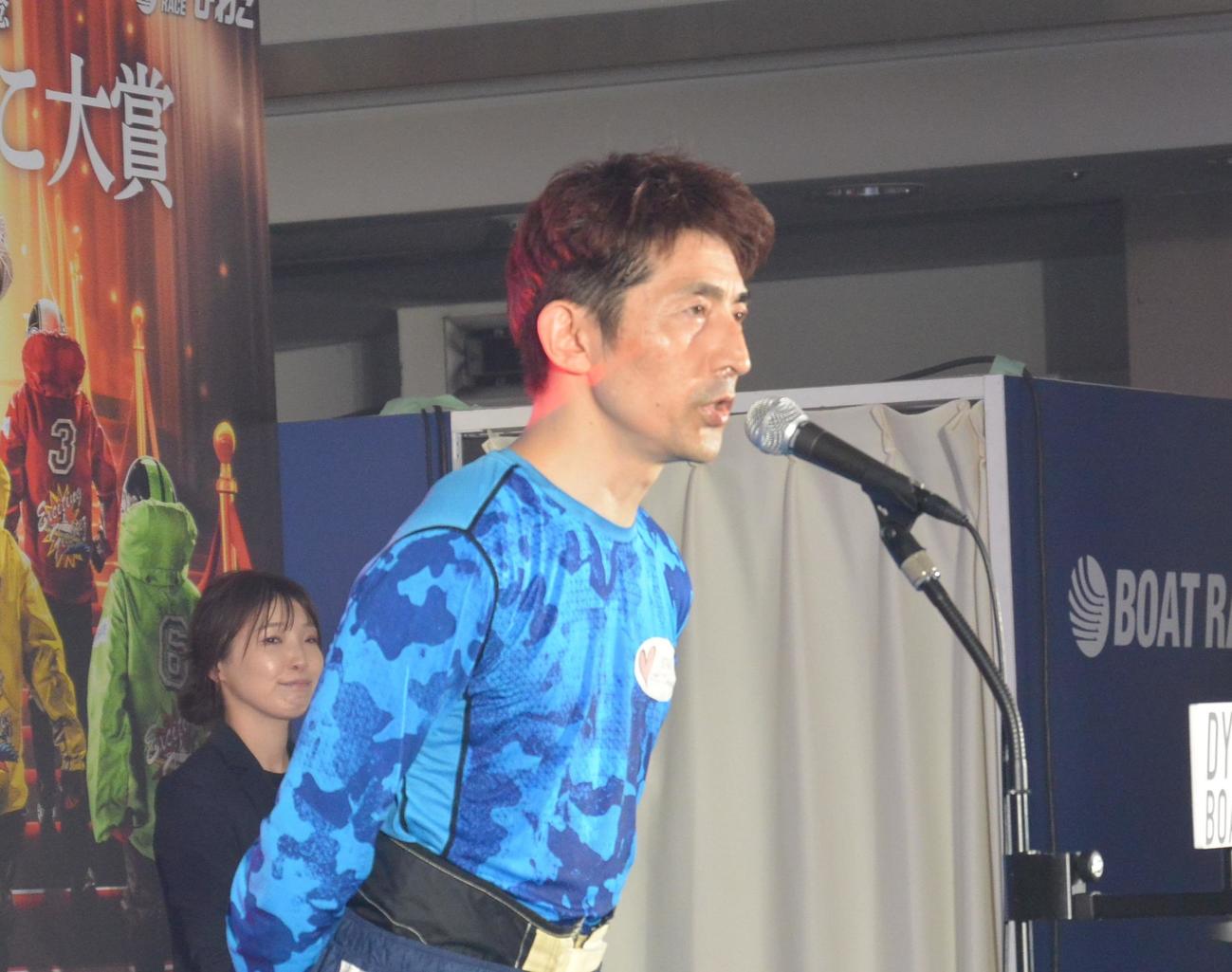 徳増秀樹が気迫を込めて「1走入魂！」
