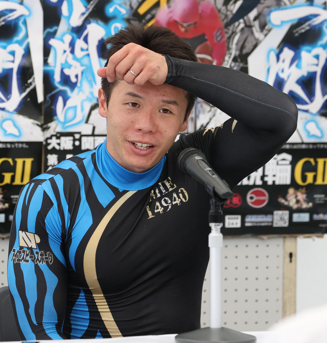 6R2次予選Bで1着の谷口遼平（撮影・柴田隆二）