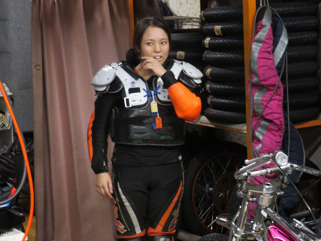 初日メインの12Rガールズ王座川口予選を制した片野利沙は、年末の向けて貴重なポイントを獲得（撮影・小川将司）