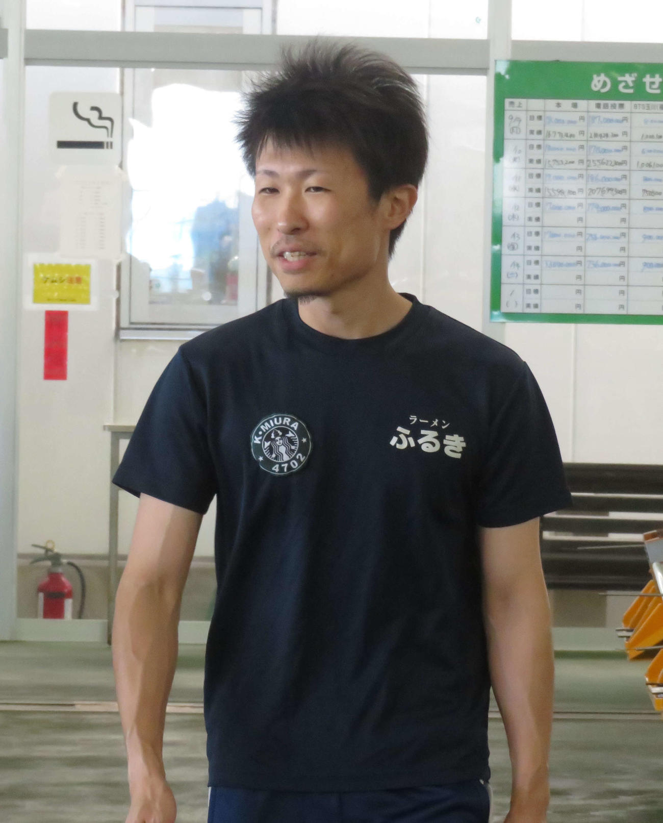 三浦敬太（2024年9月12日撮影）