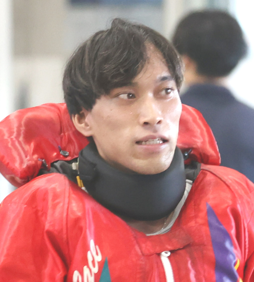 予選突破を懸けて4日目2走に挑む大沢風葵（撮影・柴田隆二）