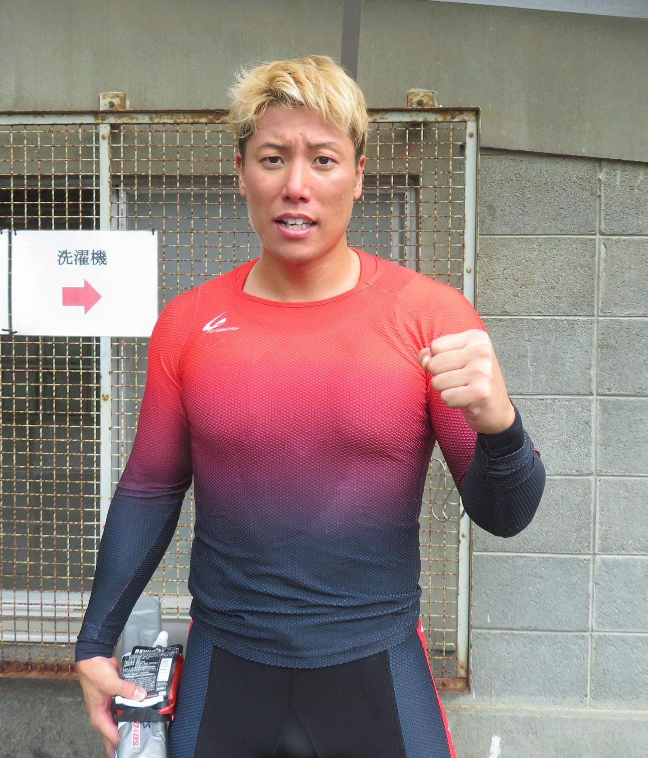 S級で初めて予選を勝ち上がった久樹克門（撮影・栗田文人）