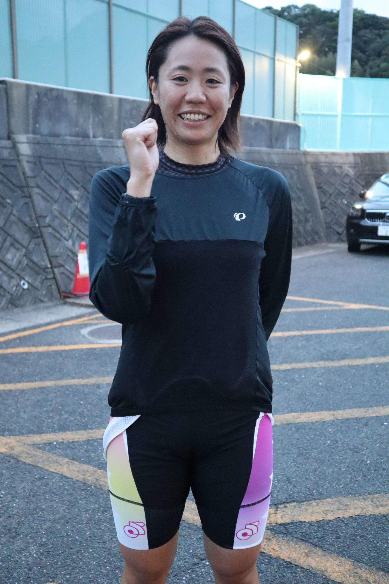 中嶋里美は3場所連続の決勝進出に笑顔（撮影・音無剛）
