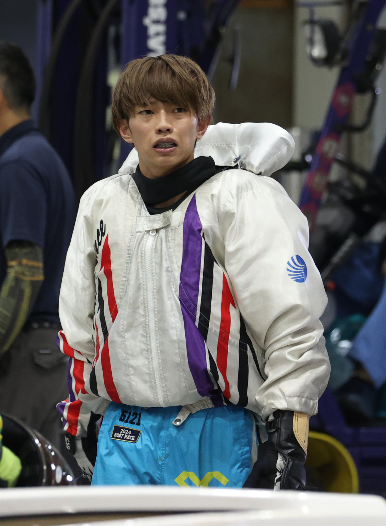 予選11Rで1着の定松勇樹（撮影・柴田隆二）