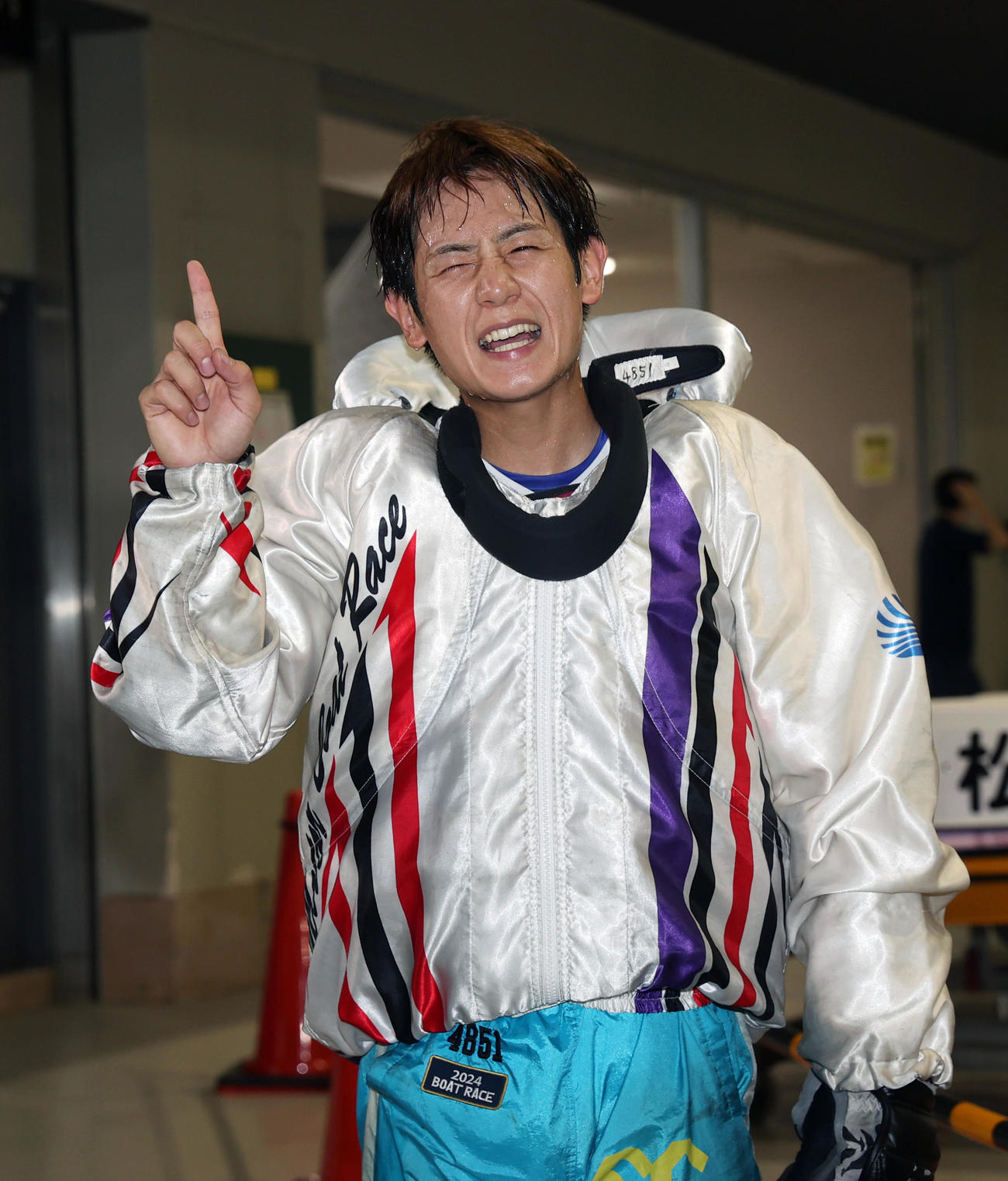 優勝戦で1号艇をゲットした関浩哉（撮影・柴田隆二）