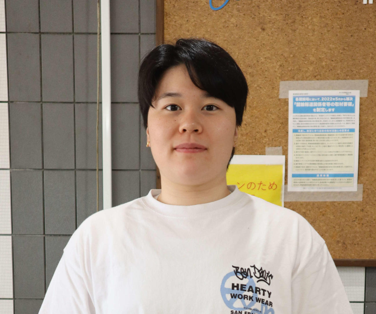 高木萌那がデビュー初の地元戦に燃える（撮影・音無剛）