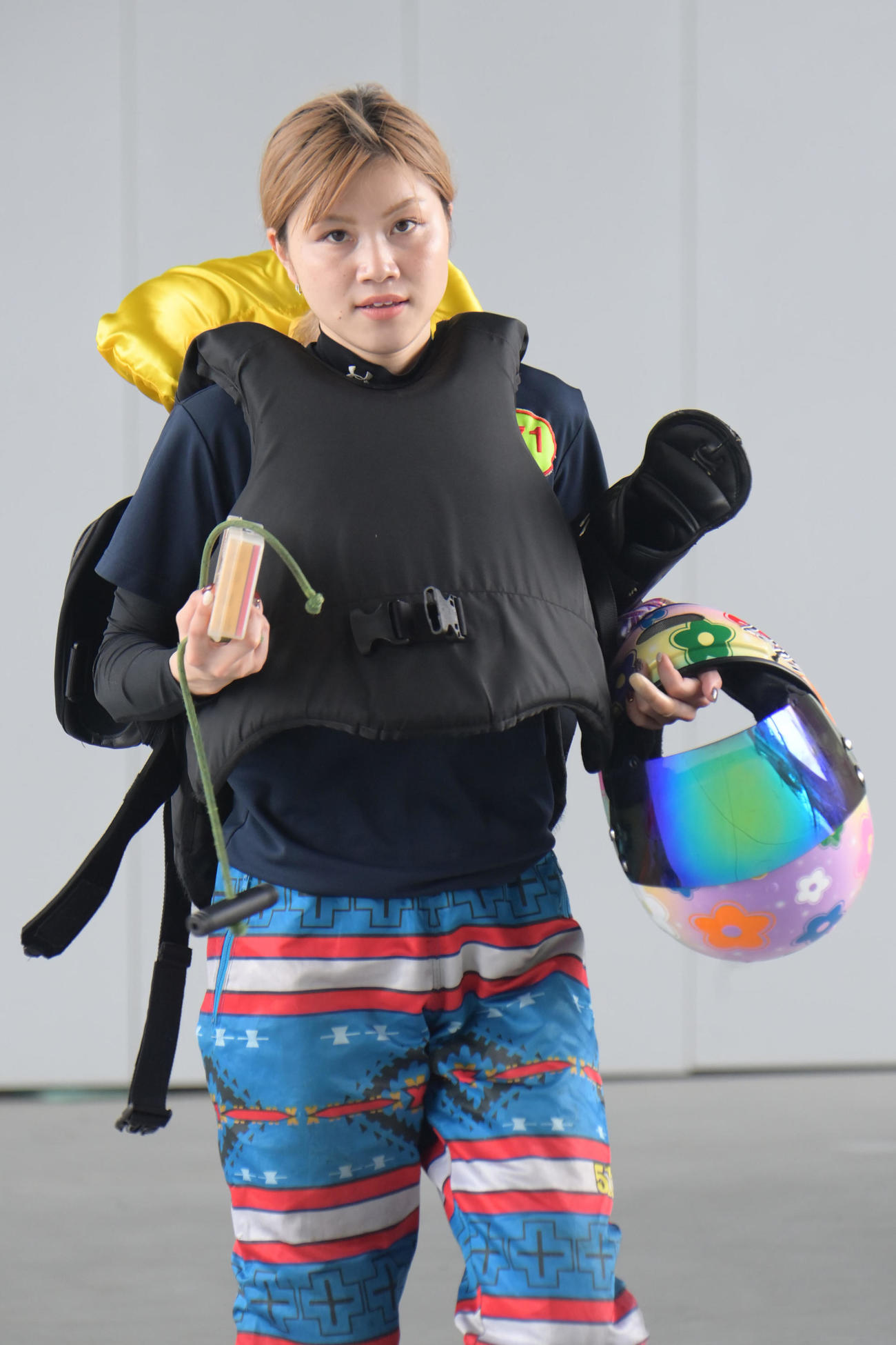 清水未唯（撮影・滝沢美穂子）