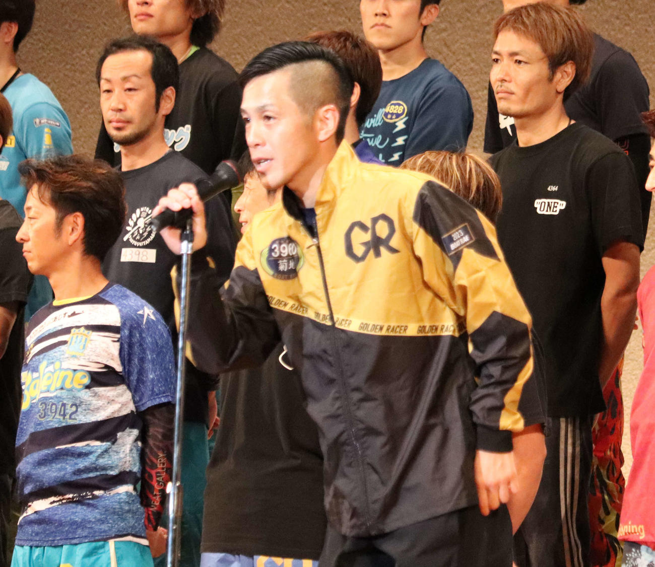 菊地孝平がオープイングセレモニーで意気込みを口にした