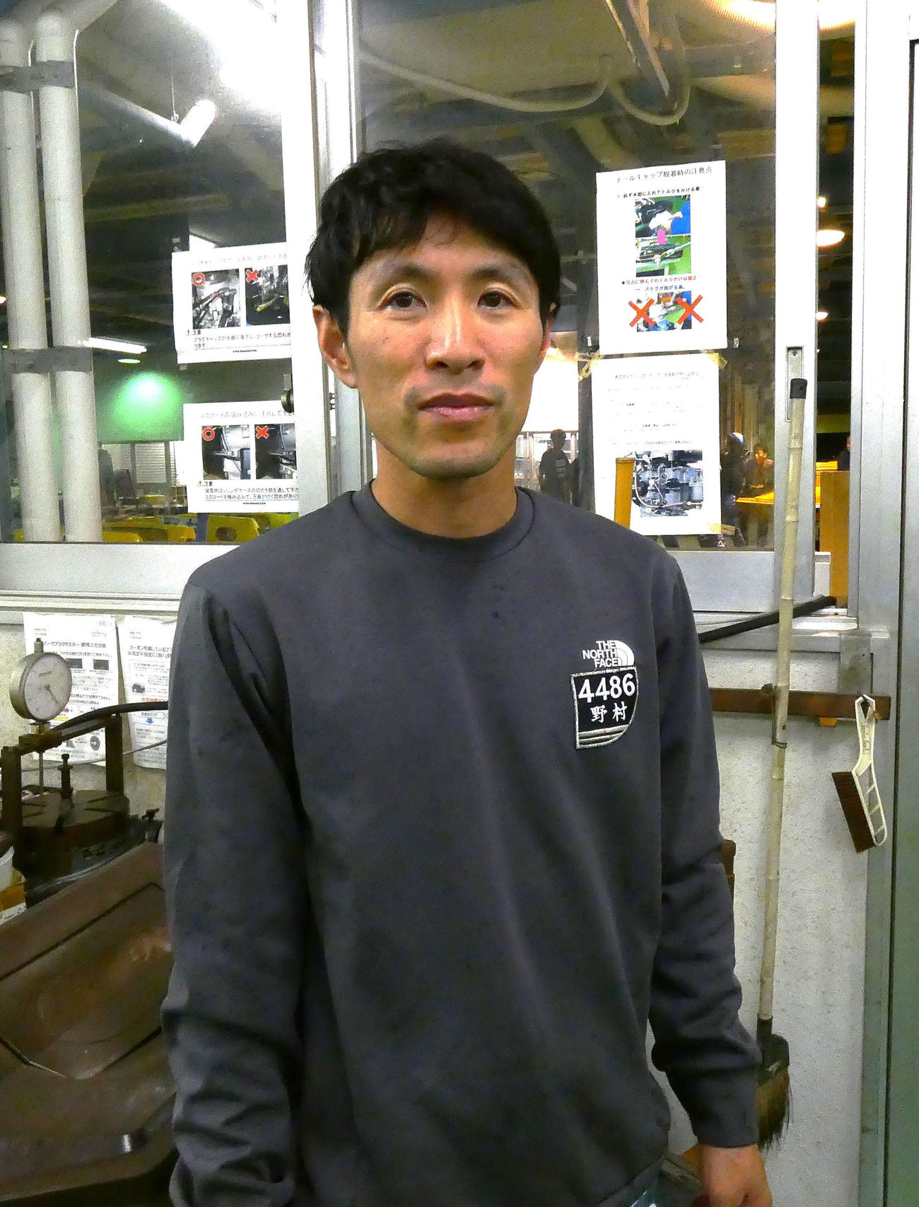 野村誠の足はすでに評判だ（撮影・前原一樹）
