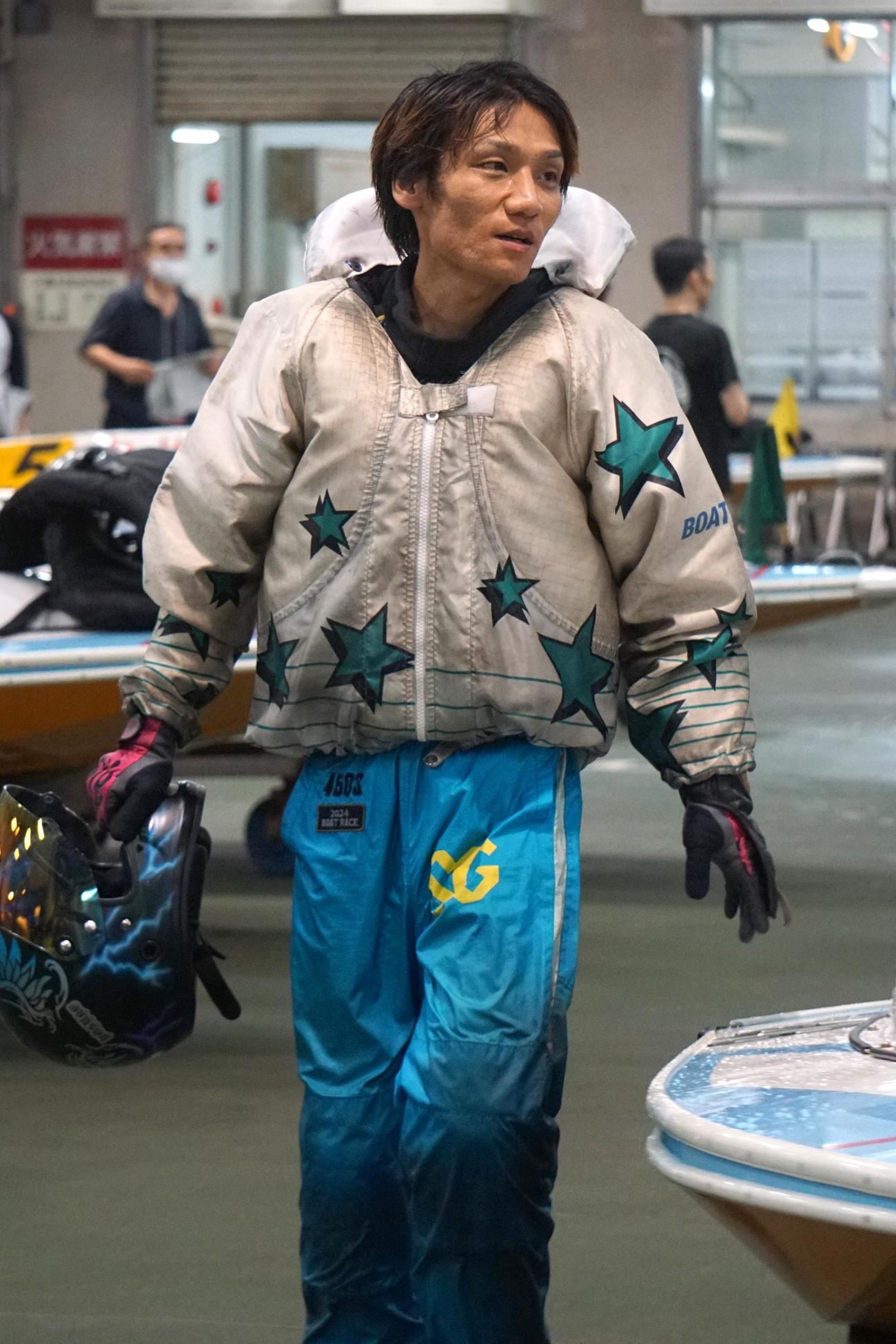 上野真之介(2024年10月6日撮影)