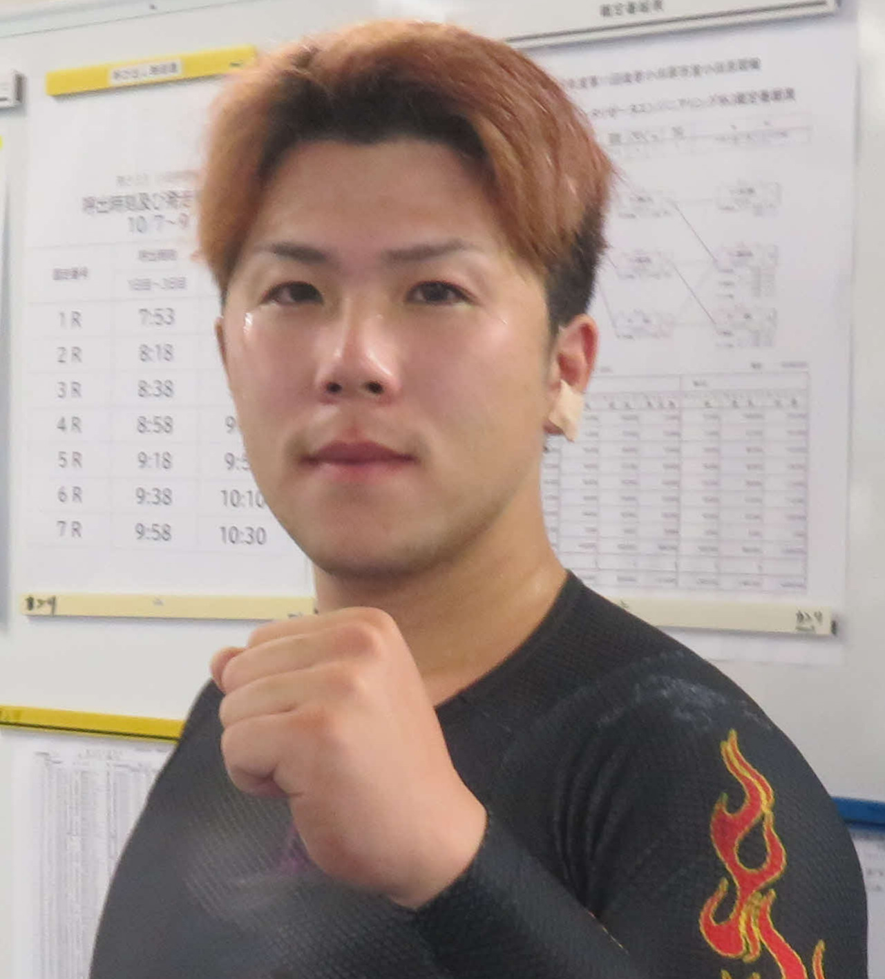 完全で2場所連続のVを狙う川上隆義（撮影・栗田文人）
