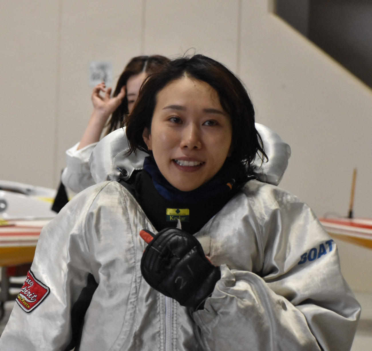 今井美亜はターン回りを中心に軽快な舟足