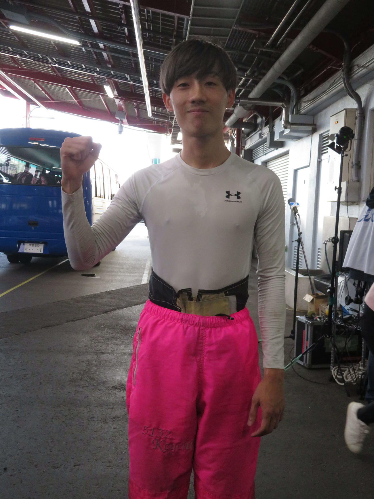 予選トップ通過を果たした中野希一がV宣言した